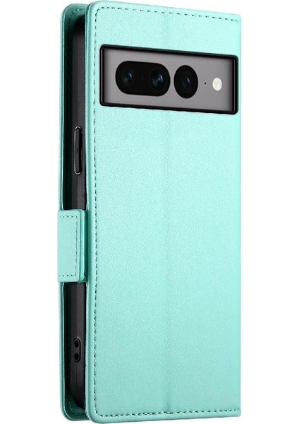 Google Piksel 7 Pro Cüzdan Kart Yuvaları Için Flip Case Iş Günlük Kullanım Flip (Yurt Dışından)