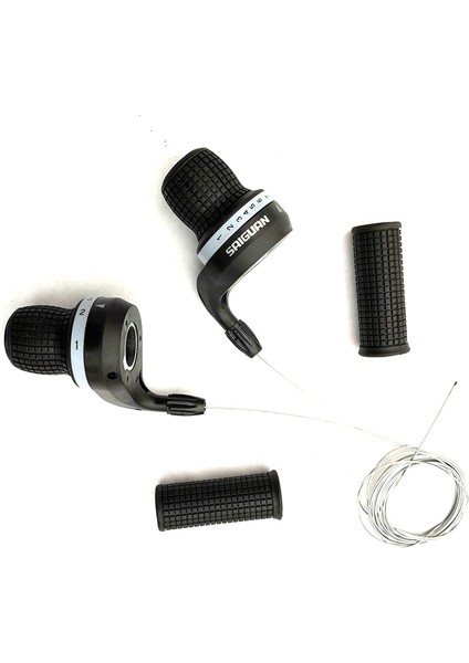 Bir Çift Tarzı Dağ Bisikleti Siyah Hız Kelepçe Bandı Vites Kolu Iamok Revoshıft Shifter Kısa Kavrama Bisiklet Parçaları (Yurt Dışından)