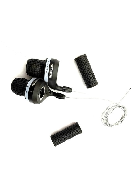 Bir Çift Tarzı Dağ Bisikleti Siyah Hız Kelepçe Bandı Vites Kolu Iamok Revoshıft Shifter Kısa Kavrama Bisiklet Parçaları (Yurt Dışından) fiyatları