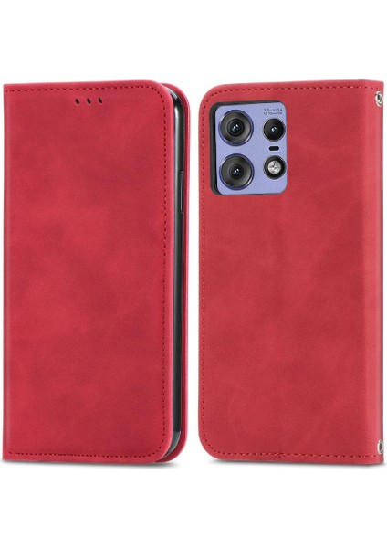 Motorola Moto Kenar 50 Pro Cüzdan Kılıf Için Flip Case Darbeye (Yurt Dışından)