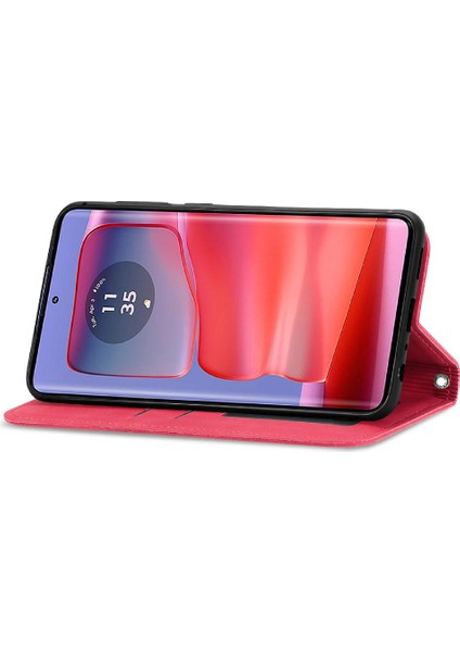 Motorola Moto Kenar 50 Pro Cüzdan Kılıf Için Flip Case Darbeye (Yurt Dışından) modelleri