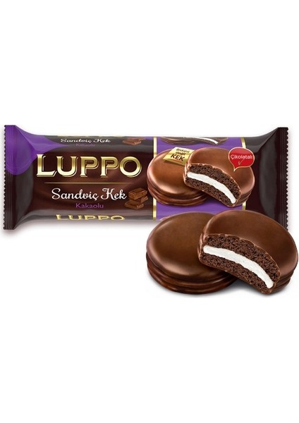 Luppo Sandviç Kek Kakaolu 184 gr. (6'lı)