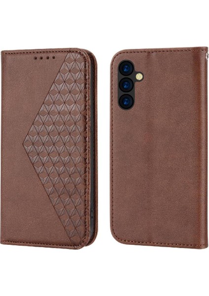 Samsung Galaxy A54 5g Eşkenar Dörtgen Şekli Günlük Kullanım El Kayışı Için Flip Case (Yurt Dışından)