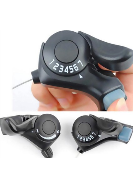 Sol Stil Dağ Bisikleti Için 1 Çift 3x7 Hızlı Başparmak Vites Kolları Iç Vites Kabloları ile Kombine Bisiklet Aksesuarları ZJ55 (Yurt Dışından) fiyatları