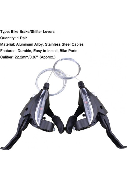 3 Hız Sol Stili EF65 Dağ Bisikleti Bisiklet Alüminyum Alaşımlı Tek Sol Sağ Hız Tetik Vites Fren Vites Arka Aktarıcı (Yurt Dışından) modelleri