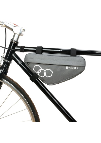 Gri Tarzı Üçgen Bisiklet Çantası Bisiklet Ön Tüp Çantası Tutucu Koltuk Çerçeve Çantası Su Geçirmez Dağ Bisikleti Pouch Bisiklet Paketleme Bisiklet Aksesuarları (Yurt Dışından)