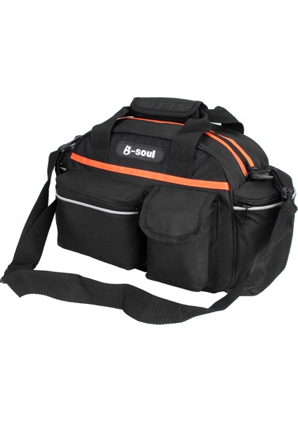 Siyah Stil Bisiklet Arka Koltuk Çantası Sepeti Pannier Çanta Bisiklet Bagaj Saklama Kutusu Omuz Çantası Bisiklet Çantası (Yurt Dışından) fırsatları