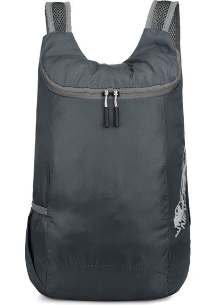 Gri Tarzı Katlanabilir Bisiklet Çantası - Bisiklet Sırt Çantası - Outdoor Spor Tırmanma Yürüyüş Seyahat Çantası - Erkekler ve Kadınlar Için Taşınabilir Ultra Hafif Bisiklet Çantası (Yurt Dışından)