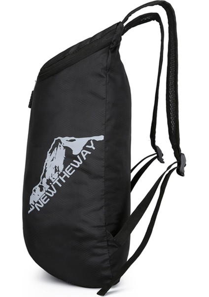 Gri Tarzı Katlanabilir Bisiklet Çantası - Bisiklet Sırt Çantası - Outdoor Spor Tırmanma Yürüyüş Seyahat Çantası - Erkekler ve Kadınlar Için Taşınabilir Ultra Hafif Bisiklet Çantası (Yurt Dışından)