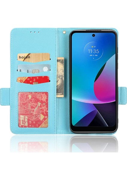 Motorola Moto G Oynamak Için Kılıf 2023 Cüzdan Pu Deri Manyetik Yan Toka (Yurt Dışından)