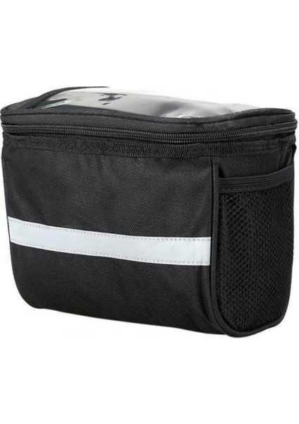 Siyah Stil Saddle Bag Su Geçirmez Bisiklet Ön Direksiyon Depolama Çantası Bisiklet Pervane Tüpü Bisiklet Çantası Bisiklet Aksesuarları Bicicleta (Yurt Dışından)