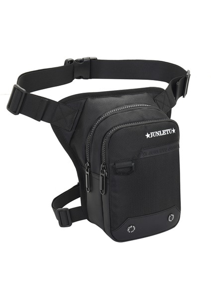 Siyah Stil Su Geçirmez Bacak Çantası Motosiklet Kılıfı Bisiklet Sürme Cep Telefonu Cüzdanı Tayt Üst Bacak Çantası Kemer Bel Çantası Erkekler Için (Yurt Dışından)