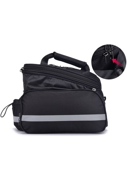 Kırmızı Stil Bisiklet Taşıyıcı Çanta Bisiklet Rafı Pannier Bagaj Arka Koltuk Rafı Torba Bisiklet Bagajı Omuz Çantası Eldiven Bisiklet Arka Çanta Parçaları (Yurt Dışından) fırsatları