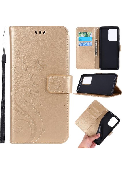 Samsung Galaxy S20 Ultra Kart Tutucu Için Pu Deri Kickstand Durumda (Yurt Dışından)