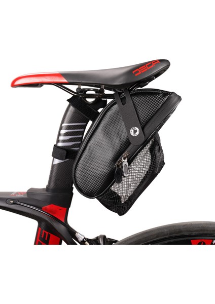 DVB001 Stili Darevıe Bisiklet Arka Çantası 7 cm Çapında Su Şişesi Tutabilen Reflektörlü Su Geçirmez Kolay Kurulum Bisiklet Aksesuarı Çantası (Yurt Dışından) fırsatları