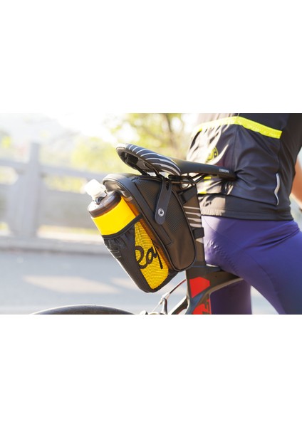 DVB001 Stili Darevıe Bisiklet Arka Çantası 7 cm Çapında Su Şişesi Tutabilen Reflektörlü Su Geçirmez Kolay Kurulum Bisiklet Aksesuarı Çantası (Yurt Dışından) indirimleri