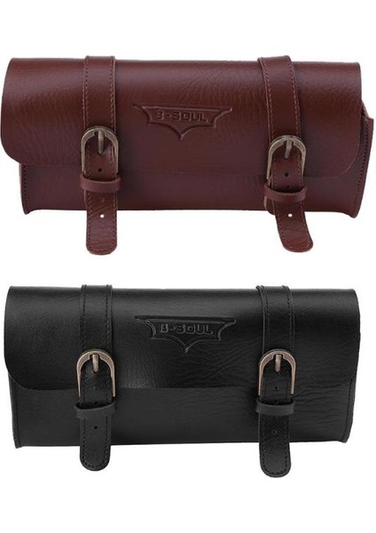 No.2 Tarzı Retro Bisiklet Kuyruk Çantası Pu Deri Bisiklet Çantası Sele Çantası Arka Panyer Kişiselleştirilmiş Sürme Vintage Bisiklet Çantası Bisiklet Aksesuarları (Yurt Dışından)