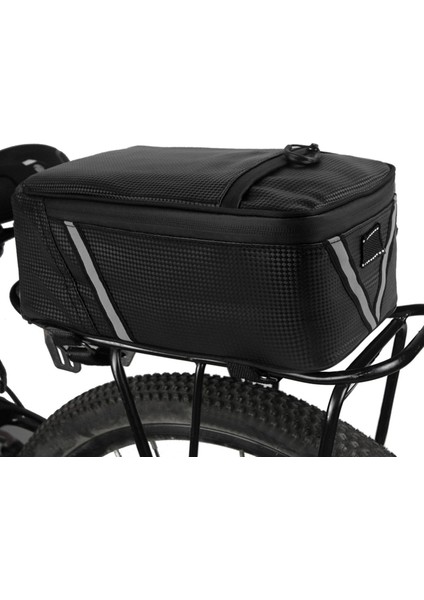 Kırmızı Stil Lixada 3'ü 1 Arada Bisiklet Çanta Bagaj Çantası Su Geçirmez Bisiklet Arka Koltuk Çantası ile Asılı Çantalar Bisiklet Kargo Bagaj Çantası (Yurt Dışından)