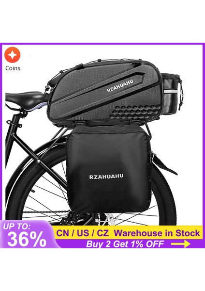 Kırmızı Stil Lixada 3'ü 1 Arada Bisiklet Çanta Bagaj Çantası Su Geçirmez Bisiklet Arka Koltuk Çantası ile Asılı Çantalar Bisiklet Kargo Bagaj Çantası (Yurt Dışından) modelleri
