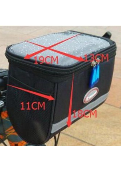 Bordo Tarzı Bisiklet Çantaları Geniş Kapasiteli Bisiklet Bisiklet Ön Sepeti Su Geçirmez Tüp Direksiyon Kanvas Çanta Mtb Çantası Bisiklet Aksesuarları (Yurt Dışından) fırsatları