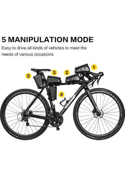 Karbon Siyahı Tarzı Rhinowalk Mtb Bisiklet Çantası Yağmurluk Dokunmatik Ekran Bisiklet Üst Ön Tüp Çerçeve Çantaları Telefon Kılıfı (Yurt Dışından) modelleri