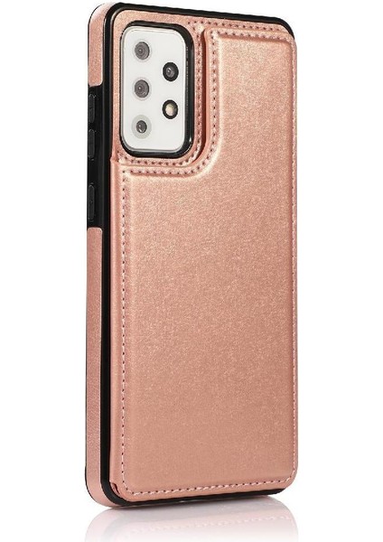Kart Sahibinin Pu Deri Kart Yuvaları ile Samsung Galaxy A72 Için Cüzdan Kılıf (Yurt Dışından) fiyatları