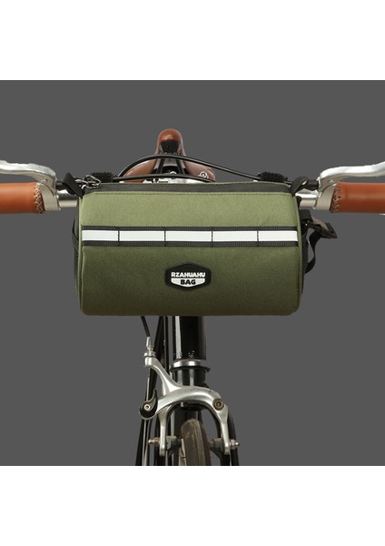 Ordu Yeşili Tarzı Rzahuahu Bisiklet Ön Tüp Çantası Evrensel Bisiklet Ön Çerçeve Çantası Taşıyıcı Paketi Polyester Yansıtıcı Bisiklet Aksesuarları (Yurt Dışından) modelleri