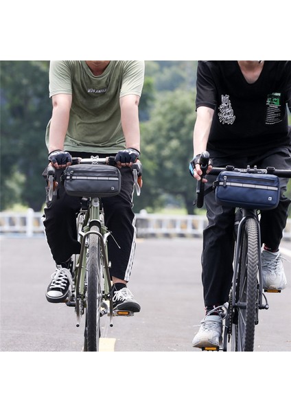 RK9101 Mavi Tarzı Rhinowalk Direksiyon Çantası Bisiklet Çantası Çerçeve Pannier Çantası Su Geçirmez Çok Fonksiyonlu Taşınabilir Omuz Çantası Bisiklet Aksesuarı (Yurt Dışından) modelleri