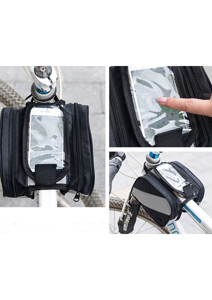Mavi Stil Cycling Çift Taraflı Arka Rack Bisiklet 2'li 1 Kamu Trunk Çantası Dağ Yol Bisikleti Kuyruk Koltuk Pannier Paket Bagaj Taşıyıcı Bisiklet Çantası (Yurt Dışından) fiyatları