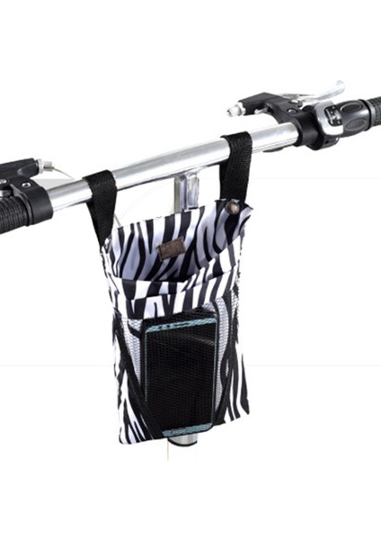 Zebra Çizgili Stili Scooterler Için Su Geçirmez Ön Sepet Çok (Yurt Dışından) indirimleri