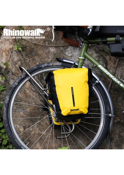 F80-SARI Tarzı Rhinowalk Su Geçirmez Bisiklet Çanta Yan Çanta Bisiklet Aksesuarları Mtb Bisiklet Arka Koltuk Bagaj Taşıyıcısı (Yurt Dışından) modelleri