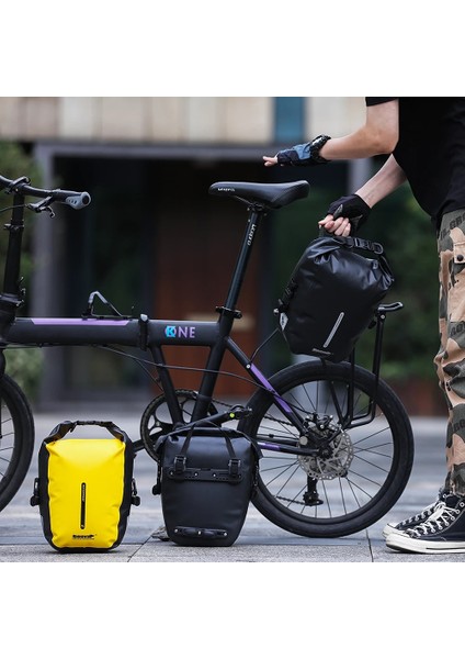 F80-SARI Tarzı Rhinowalk Su Geçirmez Bisiklet Çanta Yan Çanta Bisiklet Aksesuarları Mtb Bisiklet Arka Koltuk Bagaj Taşıyıcısı (Yurt Dışından) fırsatları