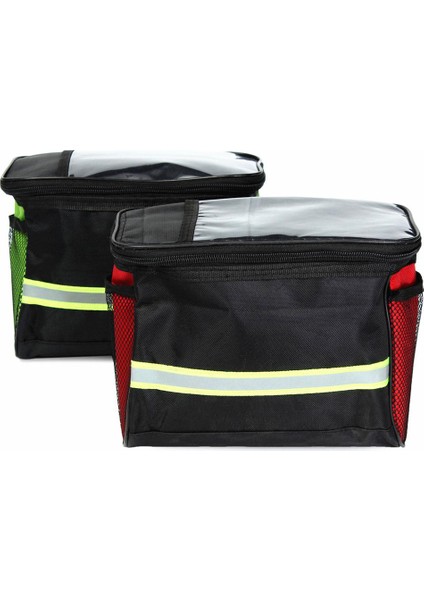 Yeşil Stil Açık Hava Bisiklet Bisikleti Ön Çerçeve Tüp Çantası Bisiklet Direksiyon Sepeti Paketi Pannier Desteği Bycicle Aksesuarları Telefon Tutucu (Yurt Dışından)