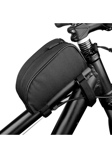 Siyah Stil Bisiklet Scooter Üst Çerçeve Çantası Bisiklet Mtb Yol Bisikleti Çapraz Ray Kiriş Üst Tüp Pannier Depolama Torbası Bolsa (Yurt Dışından)
