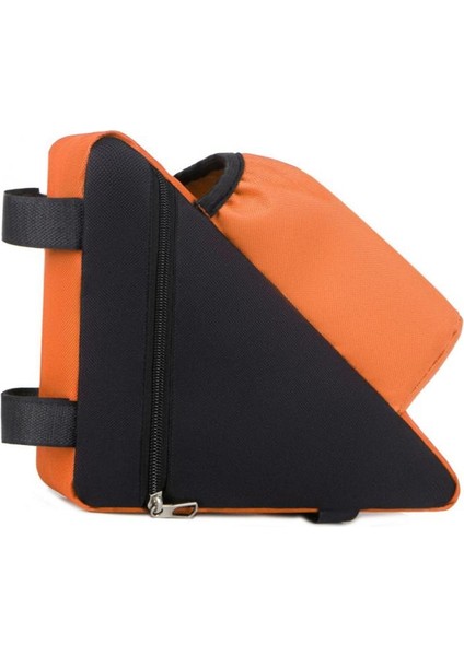 Bordo Tarzı Bisiklet Üçgen Çantası Şişe Çantası ile Bisiklet Ön Çerçeve Sele Çantası Büyük Kapasiteli Bisiklet Üst Boru Çantası Aksesuarları (Yurt Dışından)