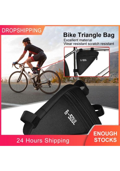 Bordo Tarzı Bisiklet Üçgen Çantası Şişe Çantası ile Bisiklet Ön Çerçeve Sele Çantası Büyük Kapasiteli Bisiklet Üst Boru Çantası Aksesuarları (Yurt Dışından) fırsatları
