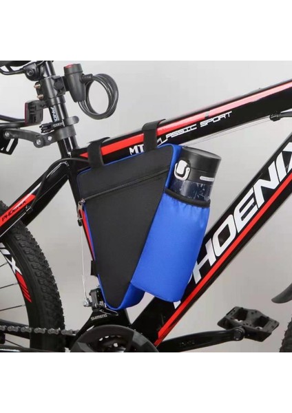 Bordo Tarzı Bisiklet Üçgen Çantası Şişe Çantası ile Bisiklet Ön Çerçeve Sele Çantası Büyük Kapasiteli Bisiklet Üst Boru Çantası Aksesuarları (Yurt Dışından) indirimleri