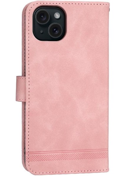IPhone 15 Için Flip Case Artı Manyetik Kapatma Nakit Cep Premium Kart (Yurt Dışından) fırsatları