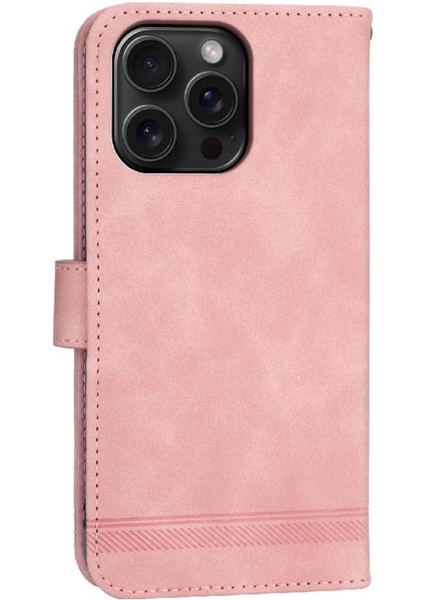 IPhone 15 Için Flip Case Pro Max Bileklik Nakit Cep Kart Yuvaları Manyetik (Yurt Dışından)