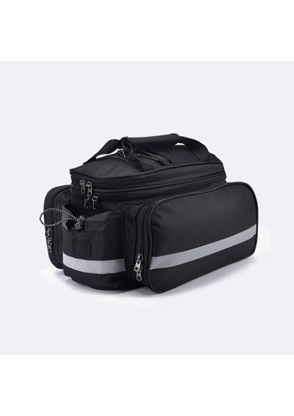 Siyah Stil Bisiklet Çantası Su Geçirmez 27L Büyük Kapasiteli Mtb Bisiklet Sele Çantası Bisiklet Katlanabilir Kuyruk Arka Çanta Bagaj Aksesuarları XA225Q (Yurt Dışından)