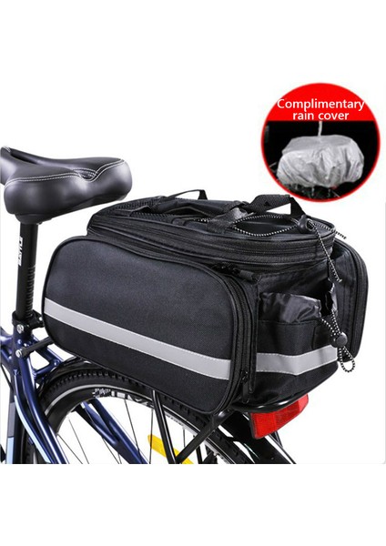 Siyah Stil Bisiklet Çantası Su Geçirmez 27L Büyük Kapasiteli Mtb Bisiklet Sele Çantası Bisiklet Katlanabilir Kuyruk Arka Çanta Bagaj Aksesuarları XA225Q (Yurt Dışından) fiyatları