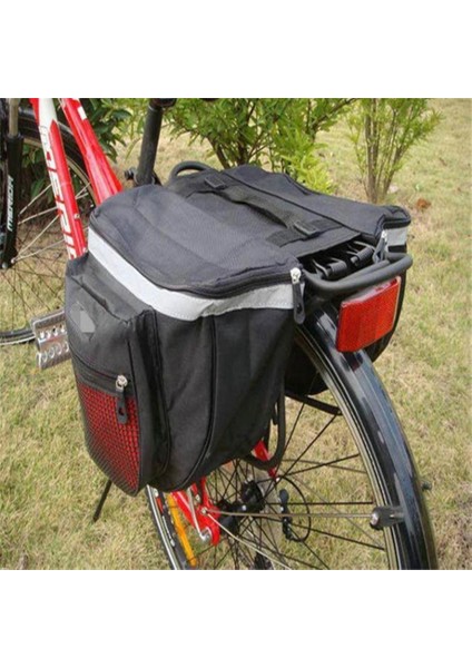 Kırmızı Stil Bisiklet Çantası Bisiklet Çift Yan Arka Raf Bisiklet 2'li 1 Kamuflaj Bagaj Dağ Yol Bisikleti Kuyruk Koltuk Pannier Paketi Bagaj Taşıyıcı B (Yurt Dışından) modelleri