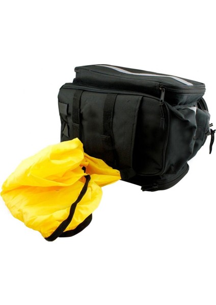 Siyah Stil Çok Fonksiyonlu Bisiklet Sırt Çantası Büyük Kapasiteli Dağ Bisikleti Koltuk Arka Bagaj Taşıyıcı Kuyruk Koltuk Pannier Paketi (Yurt Dışından) fırsatları