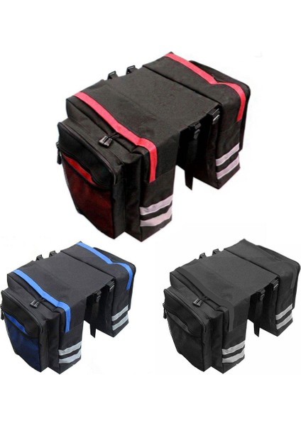 Siyah Stil 30L Mtb Bisiklet Taşıyıcı Çanta Arka Raf Bisiklet Bagajı Bagaj Çantası Bavul Yan Yan Bisiklet Çantası Dayanıklı Seyahat (Yurt Dışından) fiyatları