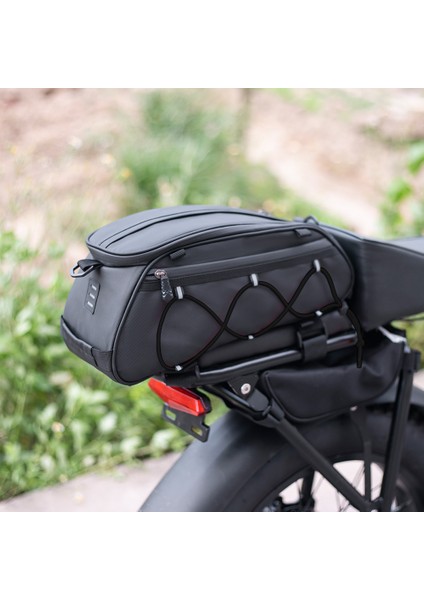 Bagaj Çantası Tarzı Bisiklet Arka Koltuk Çantası Termal Su Geçirmez Bisiklet Arka Raf Koltuk Saklama Taşıyıcı Çantası Gece Yansıtıcı Bisiklet Çoklu Cep - (Yurt Dışından) fiyatları