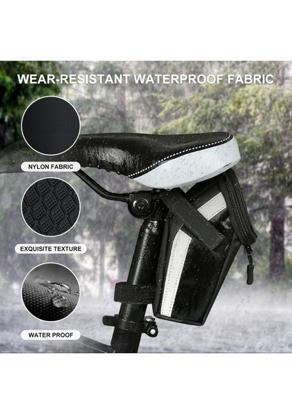 Balck A Tarzı Bisiklet Koltuk Çantası Arka Koltuk Depolama Hafif Bisiklet Kuyruk Koltuk Çantaları Mtb Yol Bisikleti Onarım Araçları Koltuk Çantası Bisiklet Aksesuarları (Yurt Dışından) modelleri