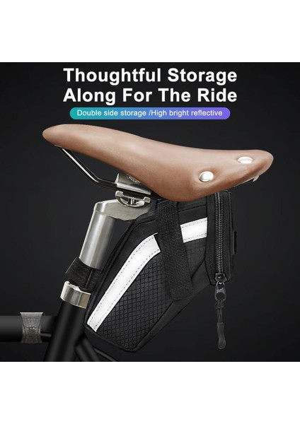 Balck A Tarzı Bisiklet Koltuk Çantası Arka Koltuk Depolama Hafif Bisiklet Kuyruk Koltuk Çantaları Mtb Yol Bisikleti Onarım Araçları Koltuk Çantası Bisiklet Aksesuarları (Yurt Dışından) fırsatları