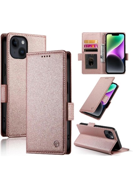 IPhone 14 Cüzdan Günlük Kullanım Için Flip Case Kartvizit Yuvaları (Yurt Dışından) modelleri