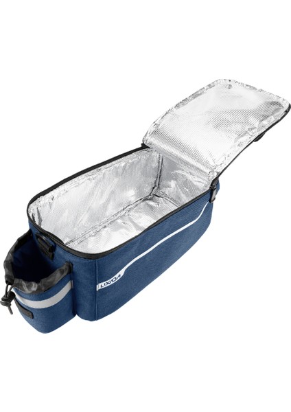 Koyu Mavi Tarzı Lixada Yalıtımlı Trunk Soğutucu Çanta Bisiklet Arka Raf Depolama Bagajı Su Geçirmez Mtb Bisiklet Pannier Çantası Omuz Çantası (Yurt Dışından) fırsatları