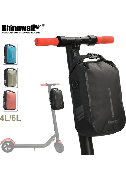 Kol Askısı Stili Rhinowalk Elektrikli Scooter Çantası 4l-6l Su Geçirmez Elektrikli Scooter Çantası Ön Bisiklet Kafa Tutacak Çantası Aksesuarları (Yurt Dışından) modelleri